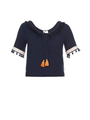 Vmt Caryes Jane Scoop-neck Top
