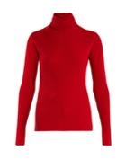 Hillier Bartley Roll-neck Ribbed-knit Cashmere Sweater