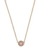 Matchesfashion.com Retrouvai - Compass 18kt Gold & Diamond Necklace - Womens - Pink