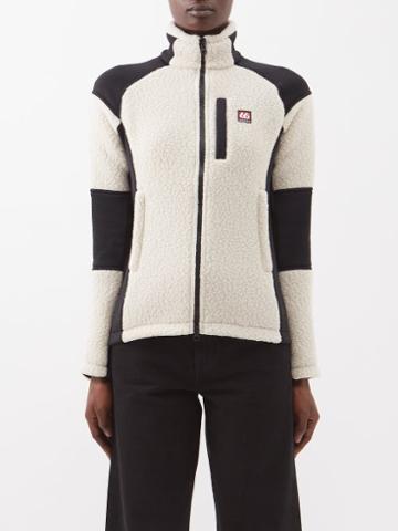 66 North - Tindur Fleece Mid-layer Jacket - Womens - White Black