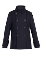 Wooyoungmi Double-breasted Wool-blend Peacoat