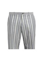 J.w. Brine Striped Cotton Shorts