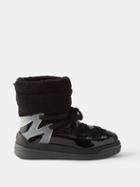 Moncler - Insolux M Leather-trim Snow Boots - Womens - Black