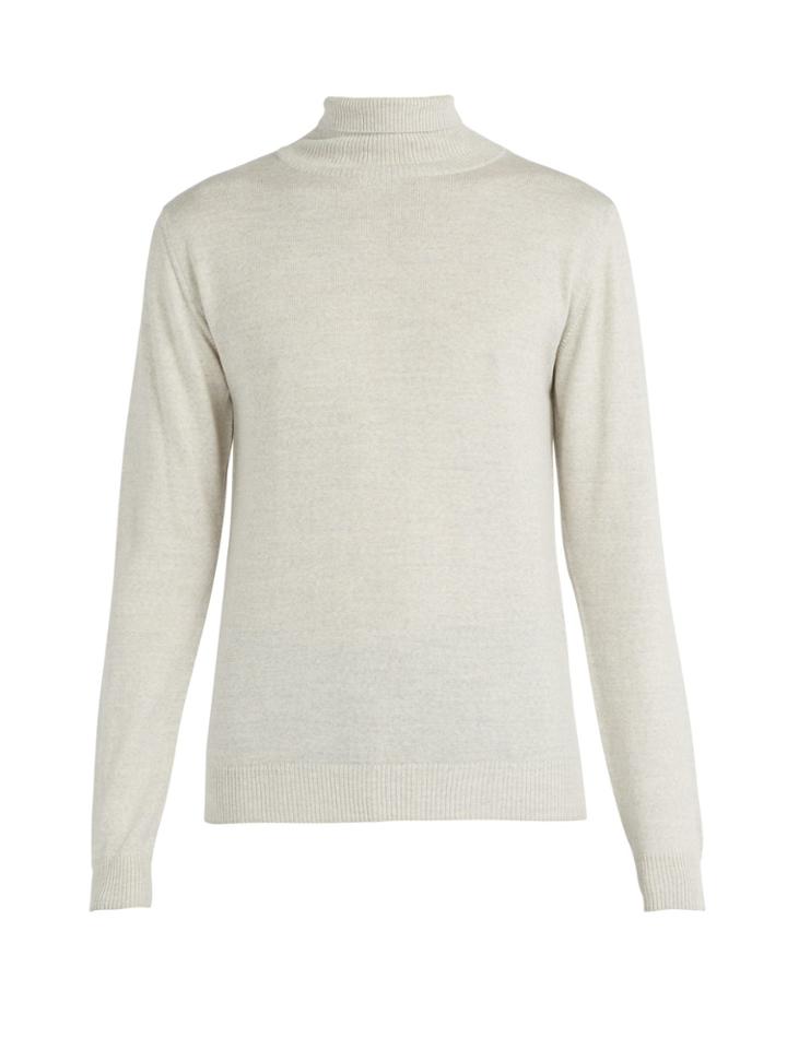 Oliver Spencer Merino Wool Roll-neck Sweater
