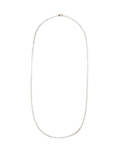 Matchesfashion.com Miansai - 2.5mm Volt Rhodium-plated Sterling-silver Necklace - Mens - Silver