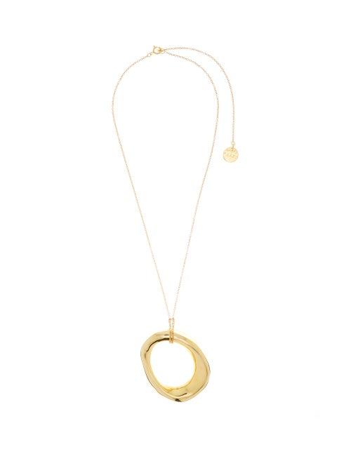 Matchesfashion.com Marni - Hoop-pendant Necklace - Womens - Gold