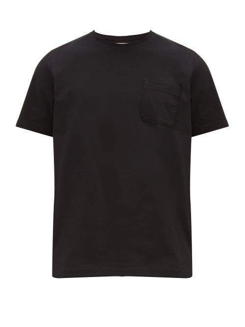 Matchesfashion.com Oliver Spencer - Oli Organic-cotton Jersey T-shirt - Mens - Black