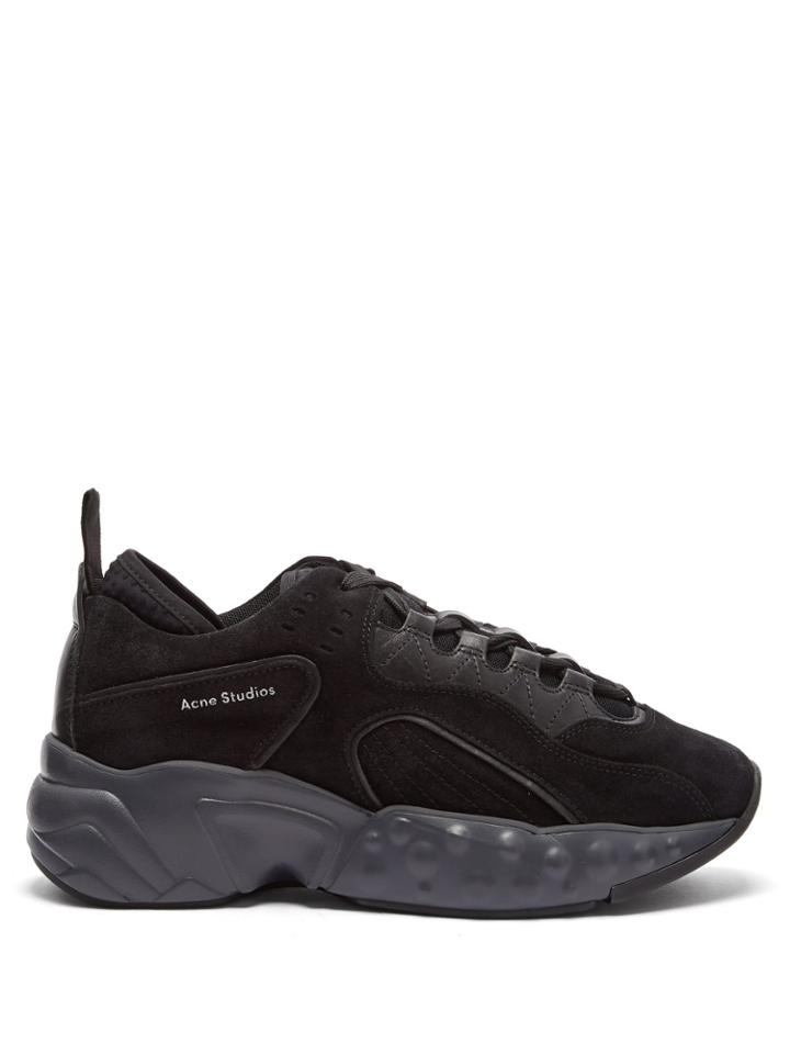 Acne Studios Rockaway Suede Leather Trainers