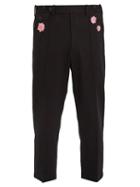 Matchesfashion.com Y-3 - X James Harden Floral Print Cotton Blend Trousers - Mens - Black