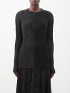 Proenza Schouler - Re-edition 2014 Metallic-knit Sweater - Womens - Black