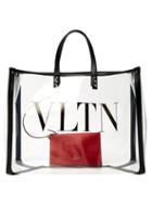 Matchesfashion.com Valentino - Vltn Pvc Tote Bag - Womens - Clear