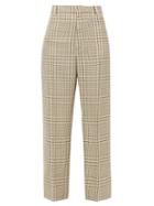 Matchesfashion.com Jacquemus - Santon Checked Technical-tweed Trousers - Womens - Green