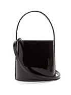 Matchesfashion.com Staud - Bissett Patent Leather Bucket Bag - Womens - Black