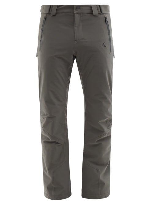 Capranea - Sign Adjustable-waist Nylon-blend Ski Pants - Mens - Black Green