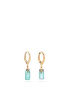 Matchesfashion.com Noor Fares - Emerald 18kt Gold, Diamond, Sapphire Drop Earrings - Womens - Green