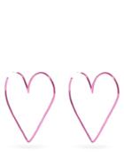 Matchesfashion.com Isabel Marant - Hip Colour Heart Earrings - Womens - Pink