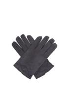 Dunhill Stitch-detail Nubuck-leather Gloves