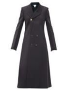 Matchesfashion.com Bottega Veneta - Double-breasted Wool-blend Twill Coat - Womens - Black