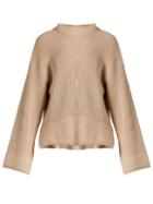 Elizabeth And James Aimee Split-hem Cotton-blend Sweater