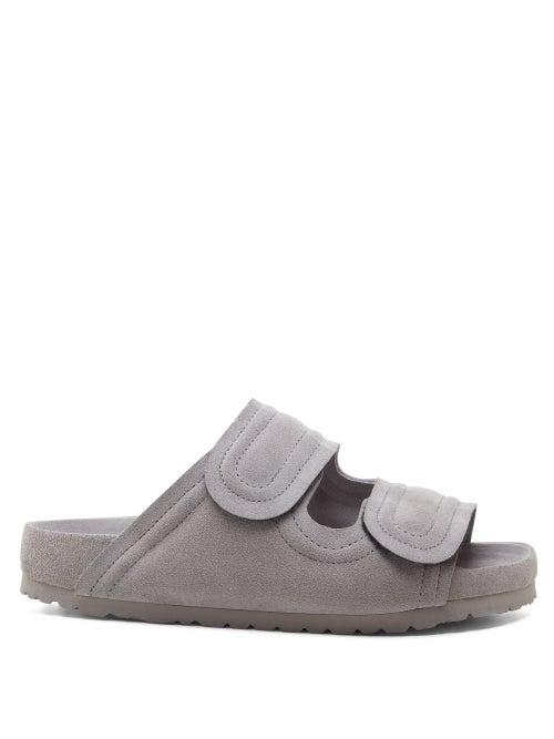 Matchesfashion.com Birkenstock X Toogood - Mud Larker Suede Sandals - Mens - Light Grey