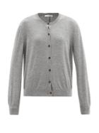 Matchesfashion.com The Row - Battersea Round-neck Cashmere Cardigan - Womens - Grey