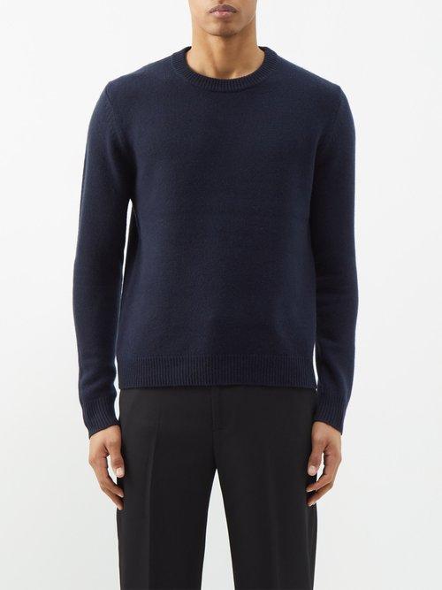 Nili Lotan - Luca Cashmere Sweater - Mens - Navy