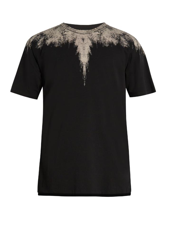 Marcelo Burlon Yago Long-line Cotton-jersey T-shirt