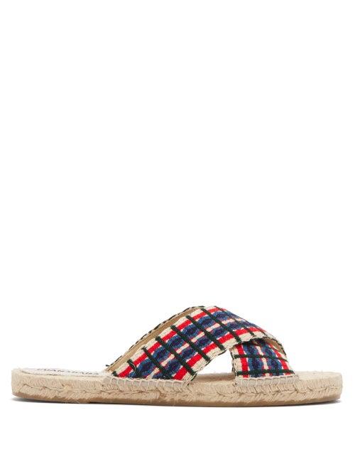Matchesfashion.com Guanabana - Woven Cross Over Espadrilles Sandals - Mens - Multi