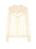 Redvalentino Long-sleeved Lace Top