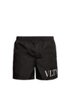Matchesfashion.com Valentino - Vltn Swim Shorts - Mens - Black