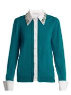 Mary Katrantzou Bextor Crystal-embellished Wool Cardigan