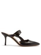 The Row Gala Twist Leather Mules