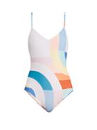 Mara Hoffman Meridan-print Scoop-back Swimsuit