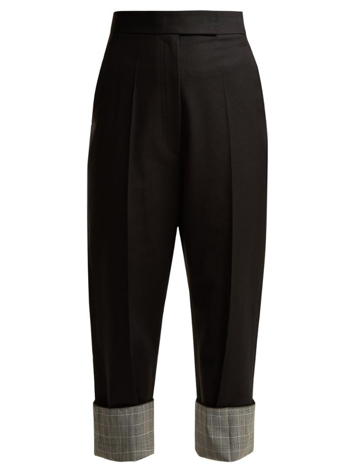 Helmut Lang Slim-leg Turned-up Tailored Trousers