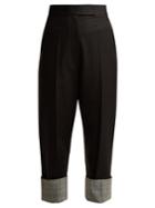 Helmut Lang Slim-leg Turned-up Tailored Trousers