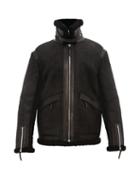 Matchesfashion.com Bottega Veneta - Shearling Aviator Jacket - Mens - Black