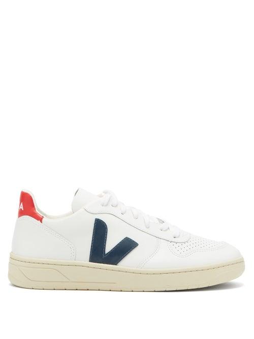 Matchesfashion.com Veja - V-10 Low-top Leather Trainers - Womens - White Multi