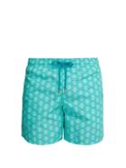Matchesfashion.com Vilebrequin - Moorea Anchor Print Swim Shorts - Mens - V626