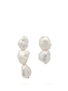 Matchesfashion.com Albus Lumen - Mismatched Freshwater Pearl Earrings - Womens - Pearl