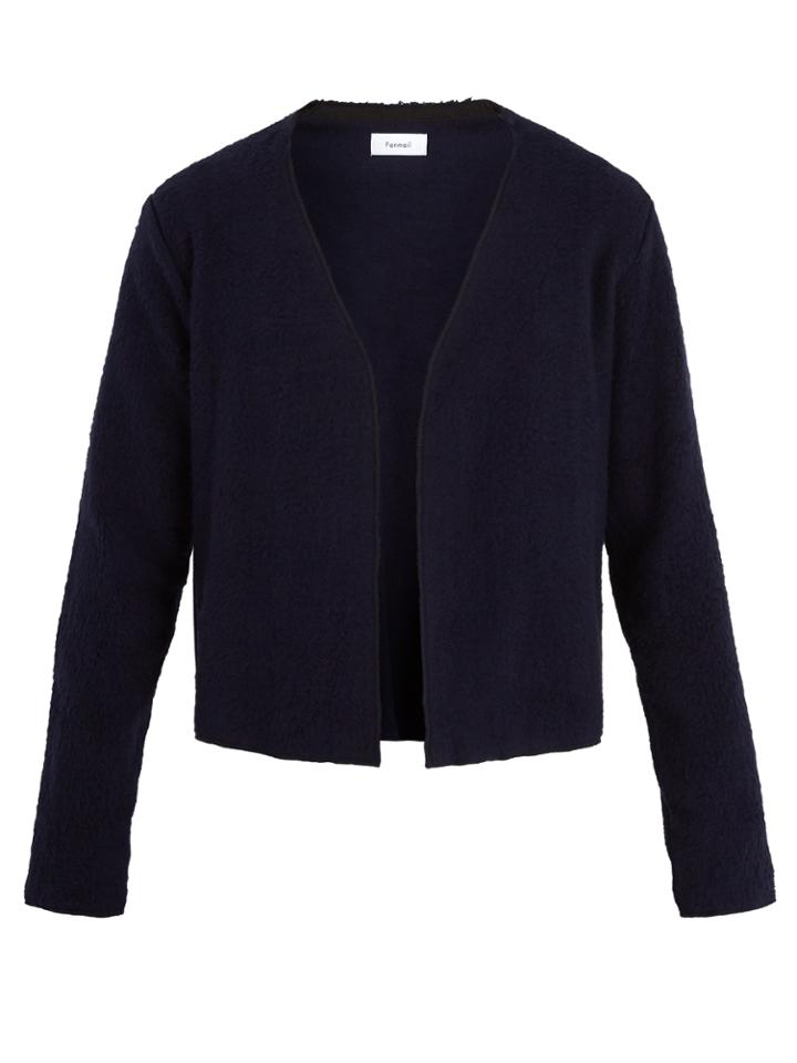 Fanmail Sherpa-fleece Cotton Cardigan
