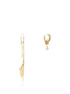 Matchesfashion.com Ellery - Asymmetrical Pin Earrings - Womens - Gold