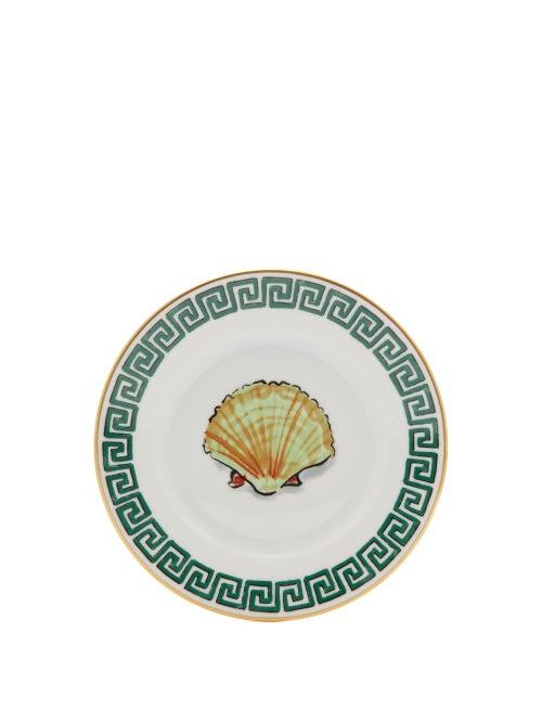 Matchesfashion.com Richard Ginori - X Luke Edward Hall Shell Porcelain Side Plate - White Print