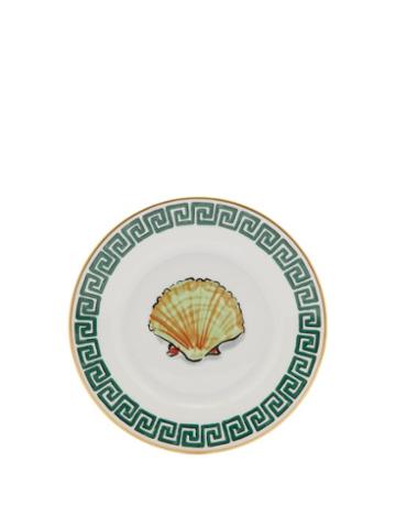 Matchesfashion.com Richard Ginori - X Luke Edward Hall Shell Porcelain Side Plate - White Print