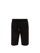 Matchesfashion.com Dolce & Gabbana - Logo Cotton Jersey Shorts - Mens - Black