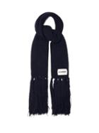 Matchesfashion.com Jil Sander - Oversized Cashmere Blend Scarf - Womens - Blue