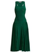 Matchesfashion.com Sportmax - Ontario Dress - Womens - Dark Green