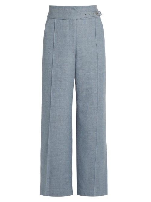 Rachel Comey Harlan High-rise Wide-leg Wool-twill Trousers