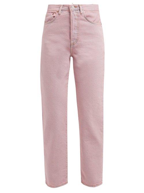 Matchesfashion.com Acne Studios - Straight Leg Jeans - Womens - Pink