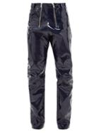 Matchesfashion.com Gmbh - High Waisted Vinyl Trousers - Mens - Navy