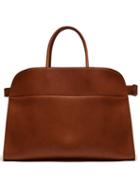 Matchesfashion.com The Row - Margaux 15 Leather Bag - Womens - Brown